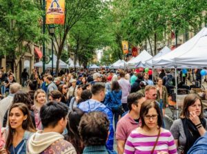 the Rittenhouse Row Spring Festival