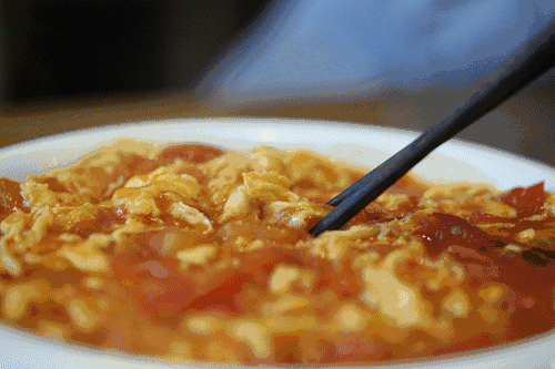 鸡蛋翻炒西红柿