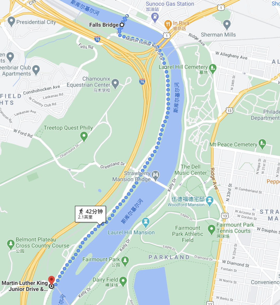 马丁路德金大道/西河滨路