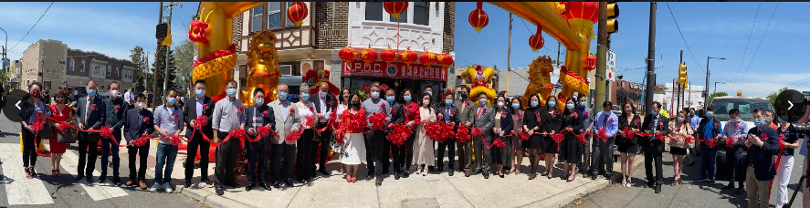 東北區發展會熱鬧的剪綵儀式