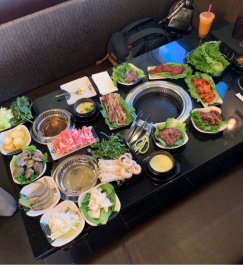 韩式烧烤火锅中秋活动