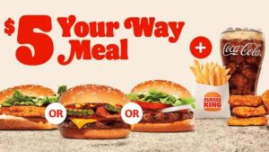 Burger King $5 Your Way Meal