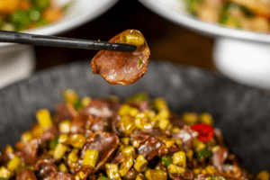 酸豆角鸡胗