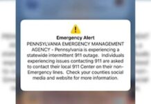 宾州多地911系统瘫痪, 应急电话请收好; 周末I-76西向部分路段将封闭; 副总统JD·万斯下周将访问宾州 瘫痪
