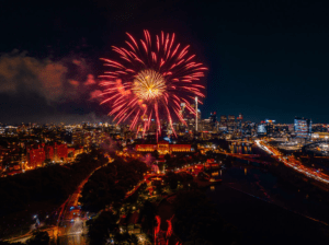费城独立日烟花秀