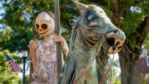 Scarecrows in the Village at Peddler's Village