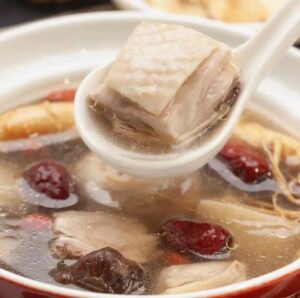 西洋参炖鸡汤2