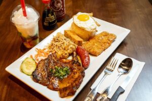 Broken Rice With Shredded Grilled Pork Chop